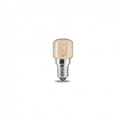 Lampada Incandescente 15W Tubolare Chiara per Forno E14 Box