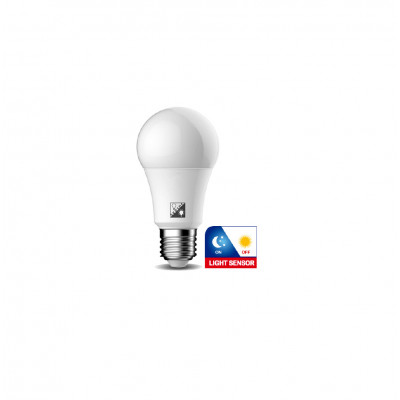 Lampada Goccia 11W 4000K 1055 lm E27 Sensore Crepuscolare