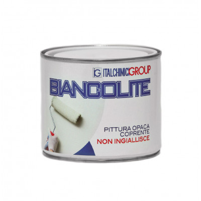Biancolite Pittura opaca al titanio 500ml Italchimici