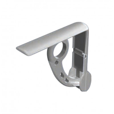 FERMATOVAGLIA in abs trasparente c/molla B100