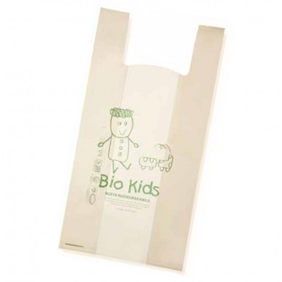 Shopper Bio Compost. Mater-bi Form. Maxi 30+20x60 pz 500