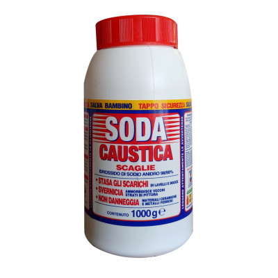 Soda Caustica a scaglie kg 1 B12