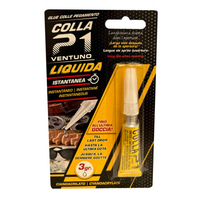 Colla 21 Cianoacrilato 3 gr liquida