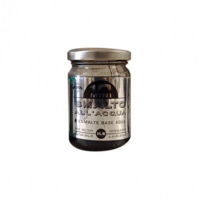 MINI Smalto acrilico acqua 100ml NERO SATINATO