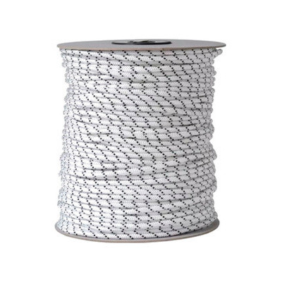 TRECCIA Elastica Bianco con segnalino mm. 8 B200