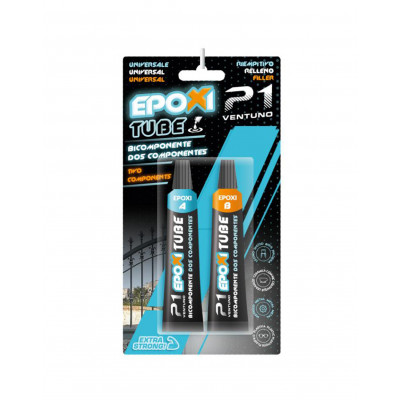 Colla Adesiva Bicomponente 10+10 gr Epoxi Tube  B12