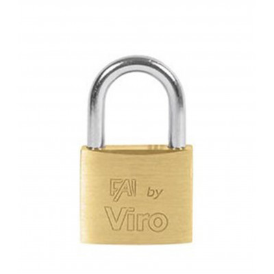 Lucchetti Rettangolari VIRO - Corpo 40x33x15 mm - Arco 6.3 mm