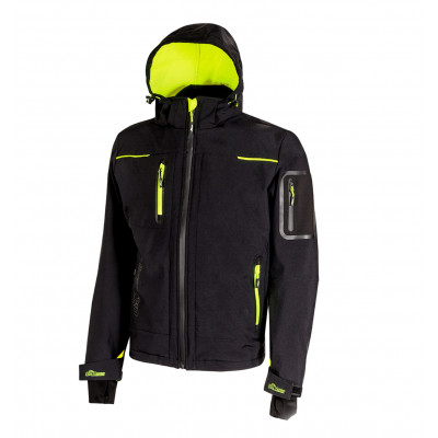 UPower abbigliamento- Space (Soft shell) Black Carbon Taglia XL