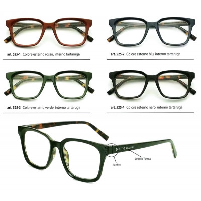 Occhiali DE TOMASO ricarica 4 pz. vari colori diottr.+1,00