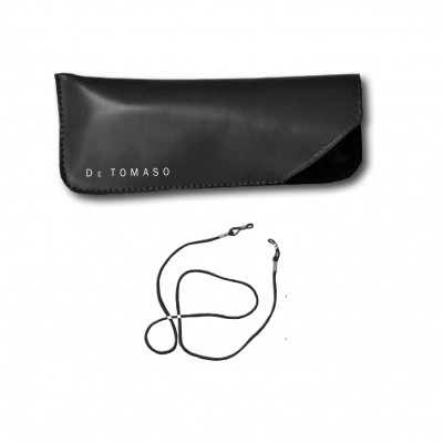 Accessori occhiali De Tomaso : astuccio e cordicella