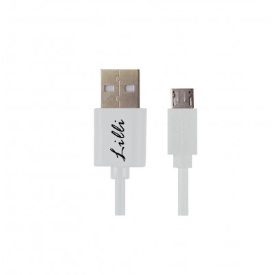 LILLI Cavo micro USB/Android PVC 1mt  Bianco