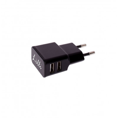 LILLI Caricatore Muro 2 USB Nero
