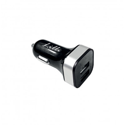 LILLI Caricatore x Auto 2 USB Nero