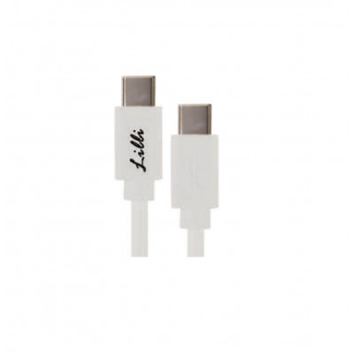 LILLI Cavo  C-Ttpe C-type PVC 2  mt. bianco