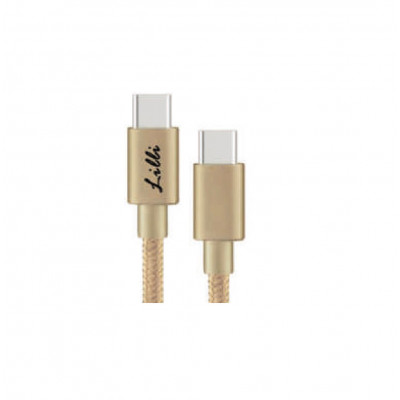 LILLI Cavo  C-Ttpe C-type gold Nylon 1  mt.