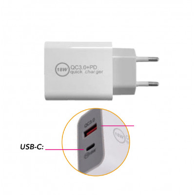 LILLI alimentatore 2 usb bianco (x5)