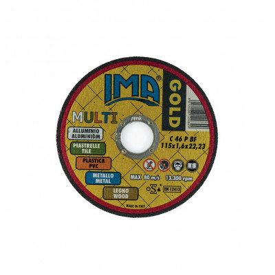 DISCHI SOTTILI DA TAGLIO- MULTIMATERIALI - CENTRO PIANO - 230X2,0X22,23
