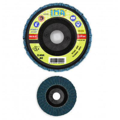 DISCHI LAMELLARI PRO.  ZIRCONIO 115X22 GRANA 80