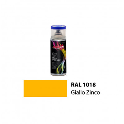 SMALTO ACRILICO SPRAY MULTIUSO 400 ML - GIALLO ZINCO - RAL1018