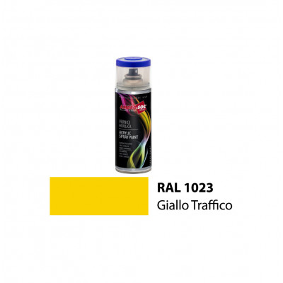SMALTO ACRILICO SPRAY MULTIUSO 400 ML - GIALLO TRAFFICO - RAL1023