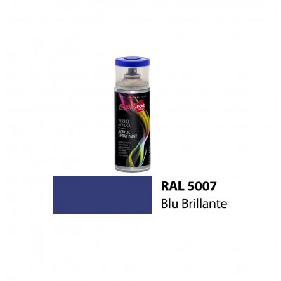 SMALTO ACRILICO SPRAY MULTIUSO 400 ML - BLU BRILLANTE - RAL5007