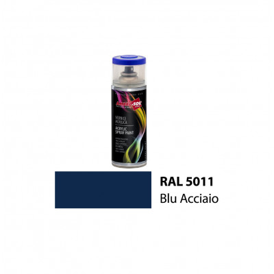 SMALTO ACRILICO SPRAY MULTIUSO 400 ML - BLU ACCIAIO - RAL5011