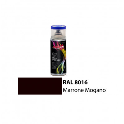 SMALTO ACRILICO SPRAY MULTIUSO 400 ML - MARRONE MOGANO - RAL8016
