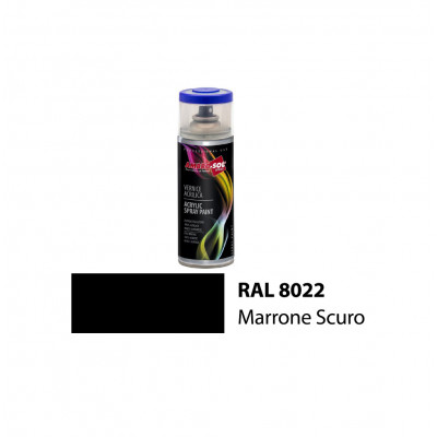 SMALTO ACRILICO SPRAY MULTIUSO 400 ML - MARRONE SCURO - RAL8022