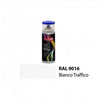 SMALTO ACRILICO SPRAY MULTIUSO 400 ML - BIANCO TRAFFICO - RAL9016